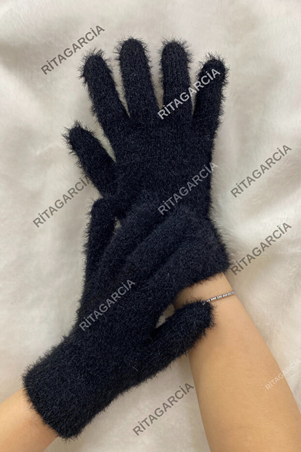 Peluş Uzun Eldiven - 1