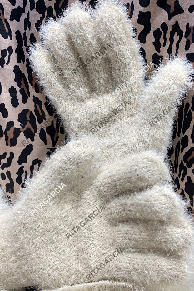 Peluş Uzun Eldiven - 5