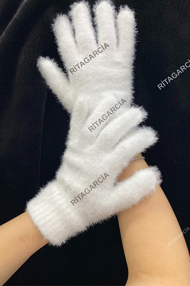 Peluş Uzun Eldiven - 7