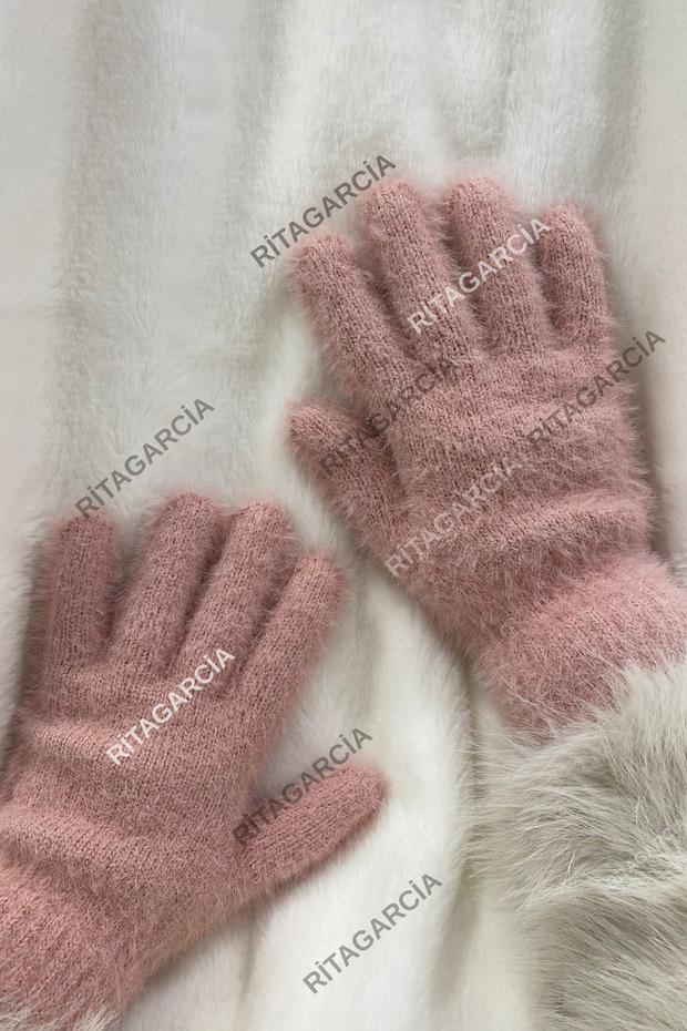 Peluş Uzun Eldiven - 4