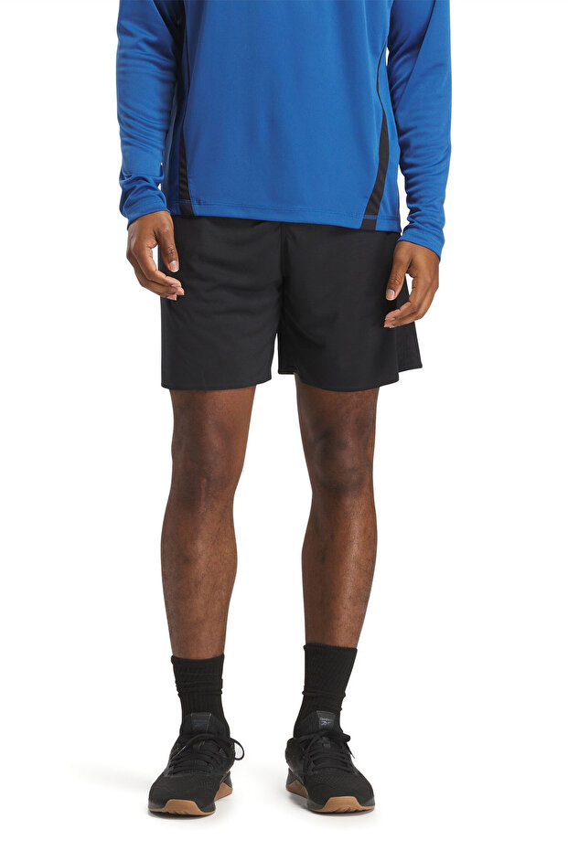 شورت ID TRAIN KNIT SHORT للرجال باللون الأسود