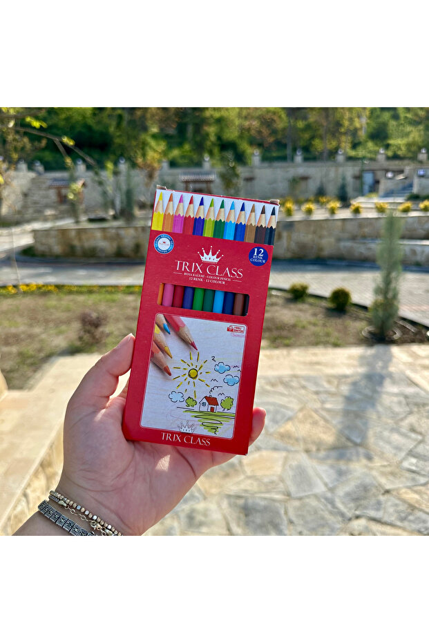 Trixclass 12 Renk Kuru Boya Kalemi - 2