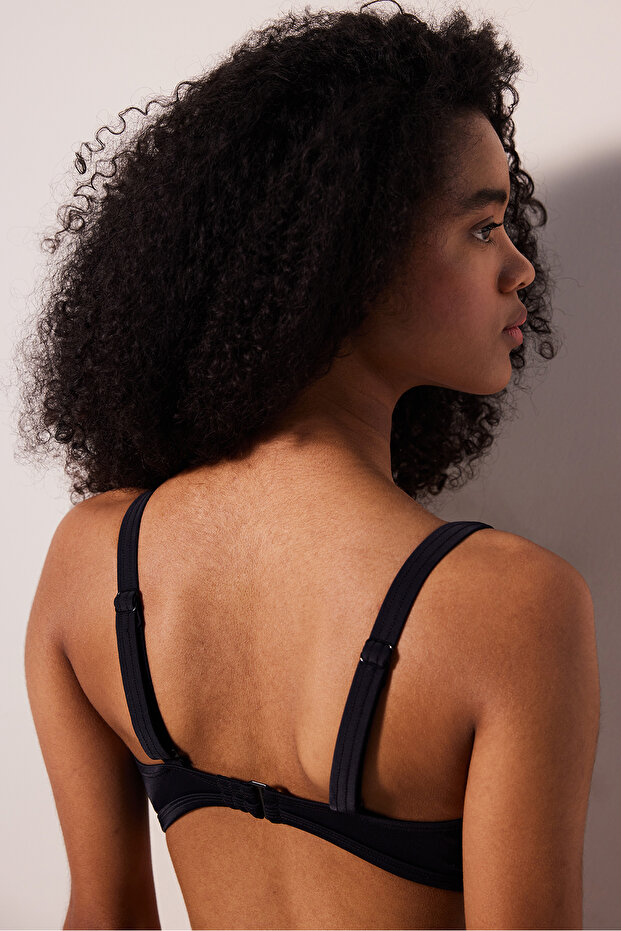 Lotus Siyah Straplez Bikini Üstü - 2