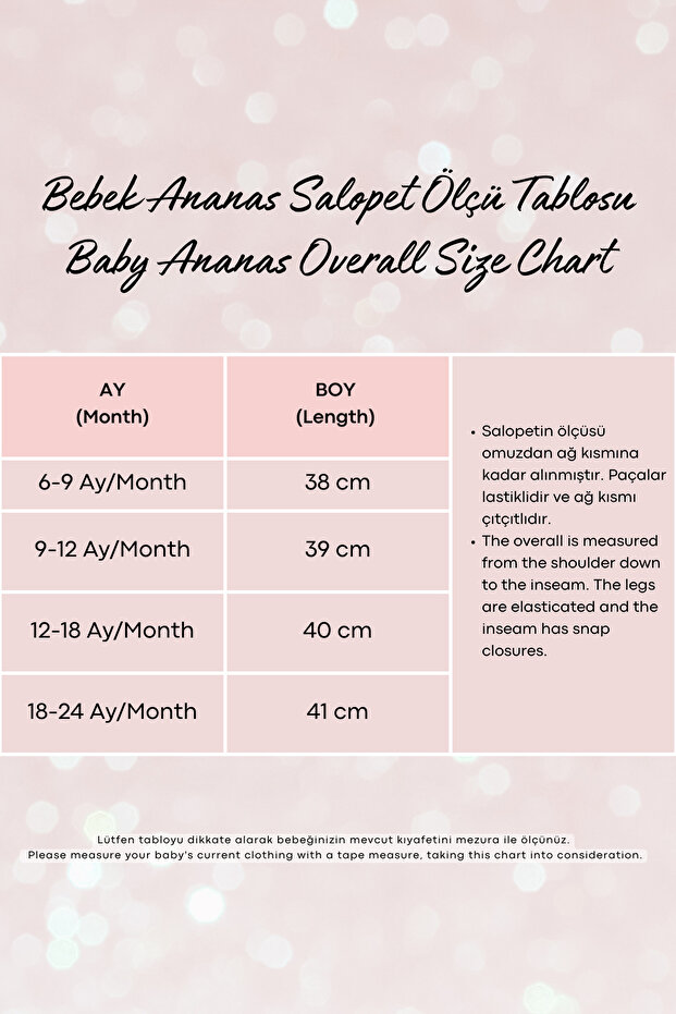 Pineapple Patterned Salopet - 3