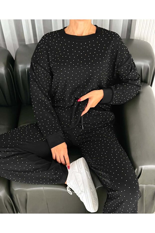 Detailní dvojitá sada modal Fabric Crystal Stone - 1