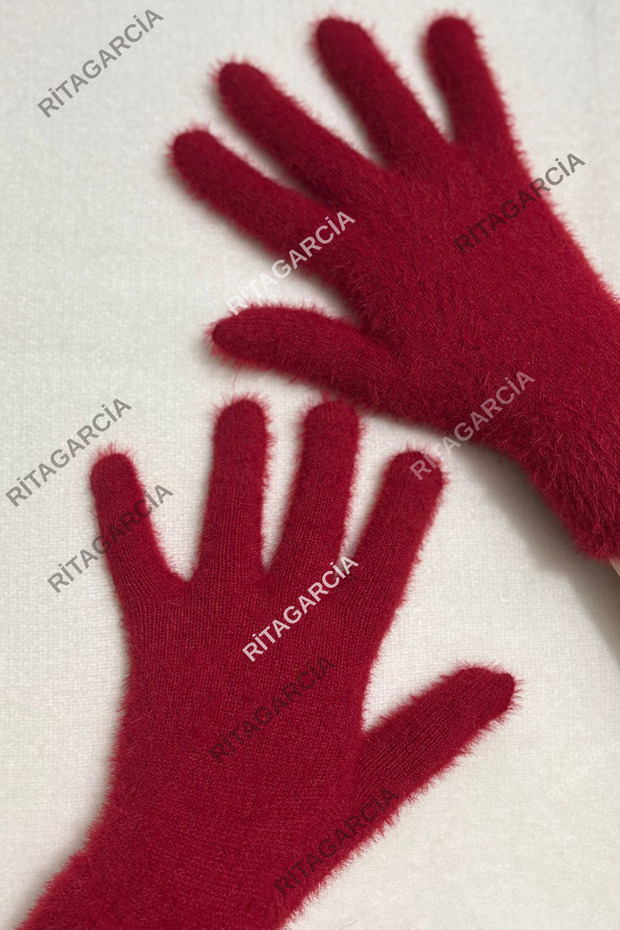 Peluş Uzun Eldiven - 4