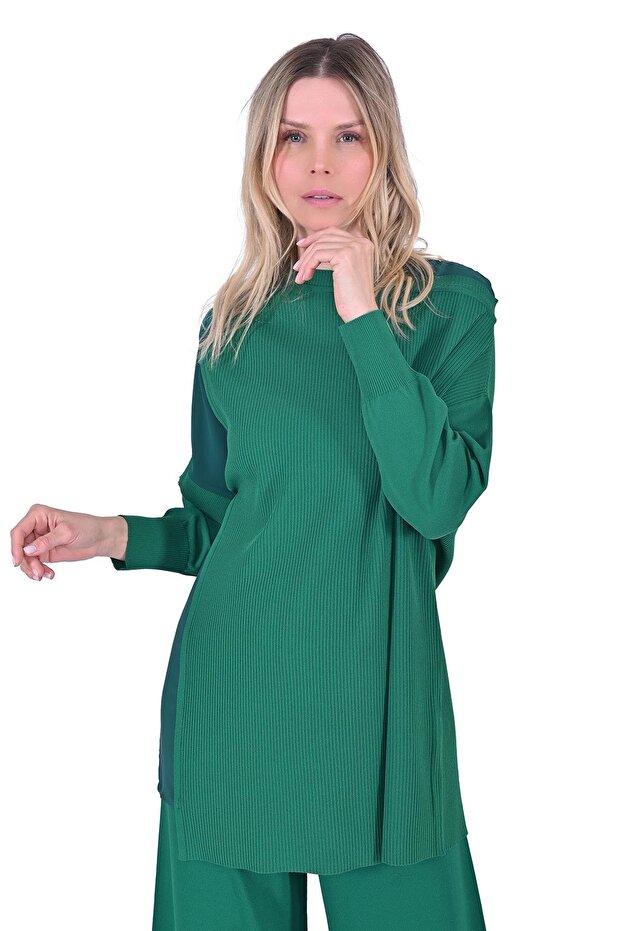 Körüklü Triko tunik - 1