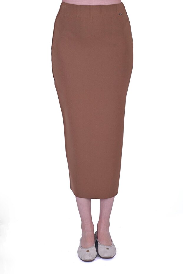 Knitwear Pencil Skirt Soil