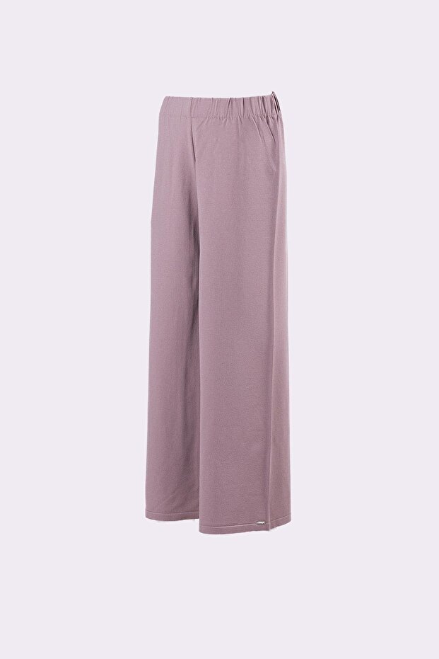 Straight Leg Knitwear Trousers Mink