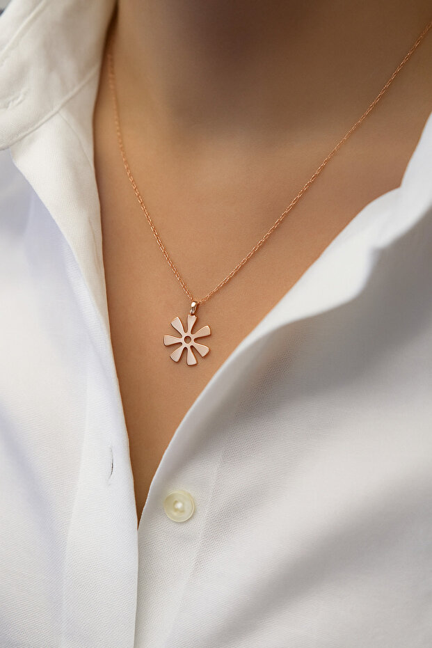 Bilge Sembolü Altın Kolye - 1