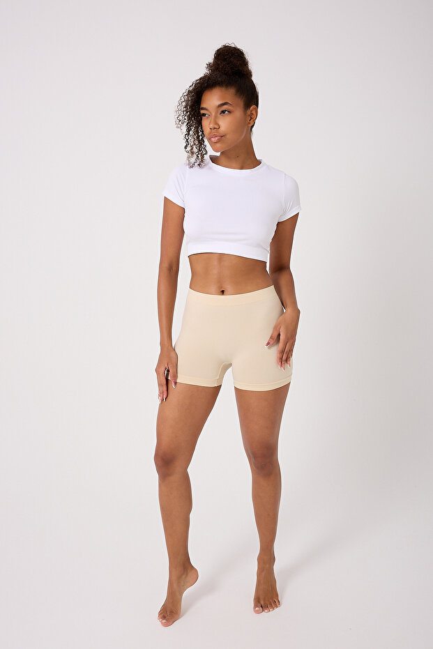 2'li Kadın Dikişsiz Basic Boxer - 4