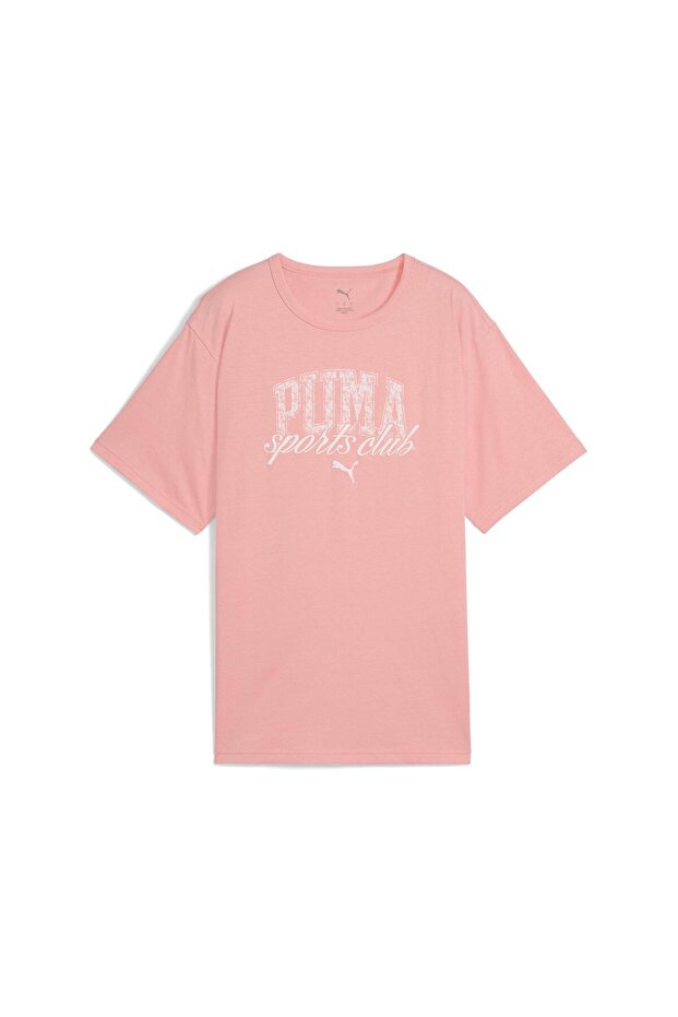 CLASS Relaxed Tee Pink Fruit KADIN KISA KOL T-SHIRT - 3