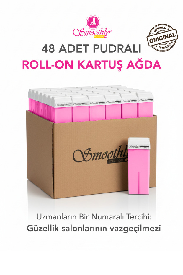 Titanium Pudralı Kartuş Ağda 48 Adet , Pudralı Roll-on Ağda - 1