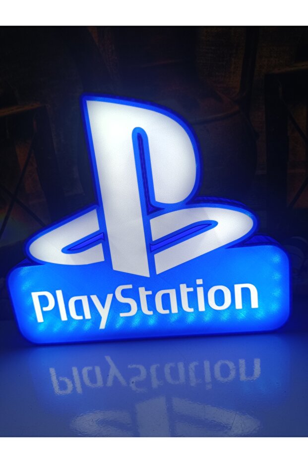 LED IŞIKLI PLAYSTATİON LOGO - 7