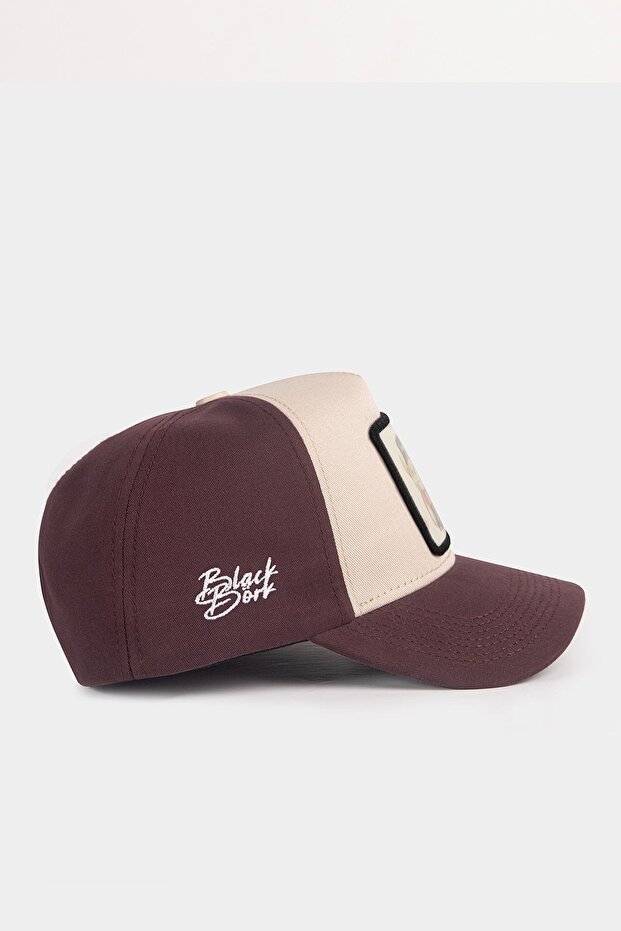Bear Logo Coffee-Beige Baseball Cap - 2