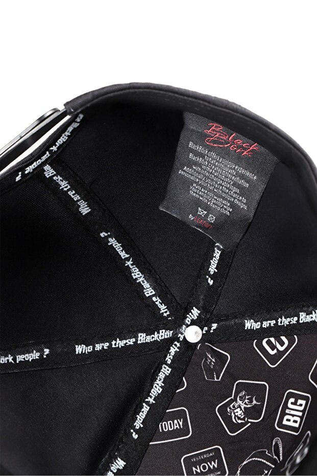 Back To Future Logolu Siyah Beyzbol Şapka - 5