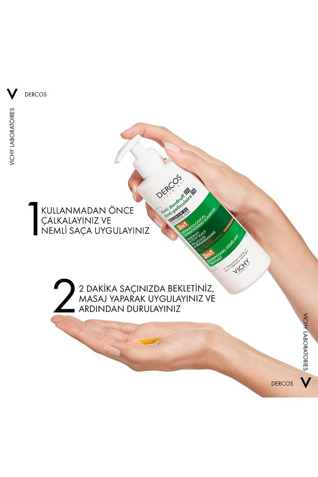 Dercos Selenium Hyaluronic Acid 2in1 Şampuan 390 ml - 4