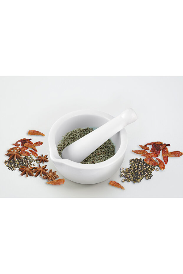 Porcelain mortar, - 6