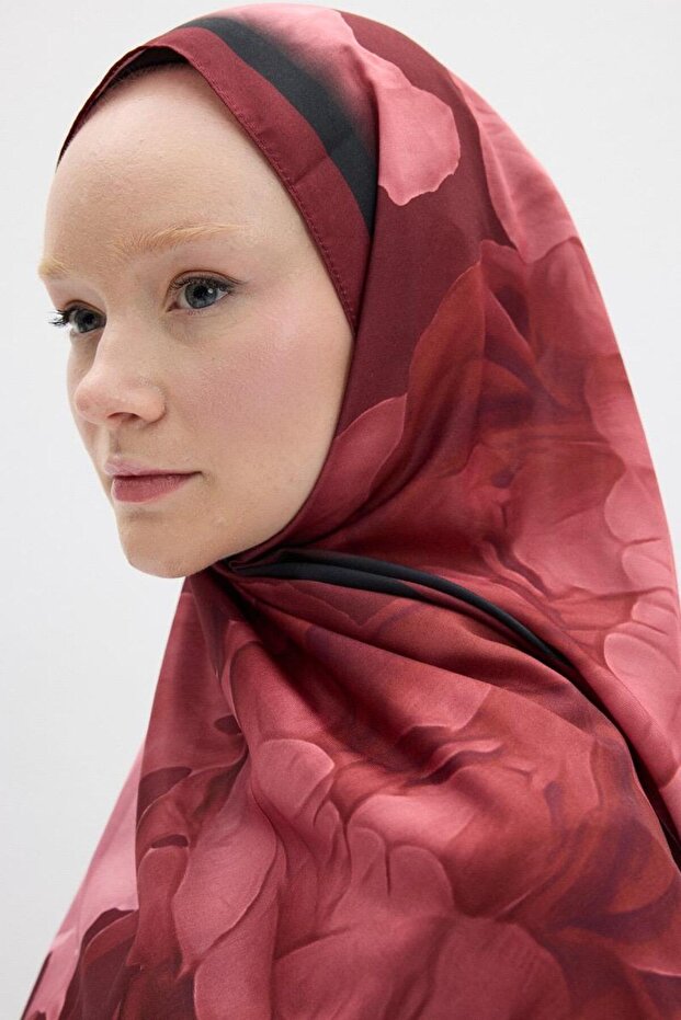 شال ناعم بنمط اللوتس - 2