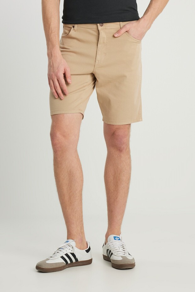 Erkek Kahve 5 Cep Non Denim Şort W211205211 Şort W211205211-Camel - 3