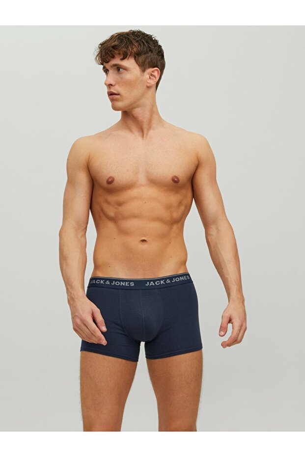 Erkek Lacivert Jacvincent Trunks 2 Pack Noos Boxer 12138239-Navyblaze - 2