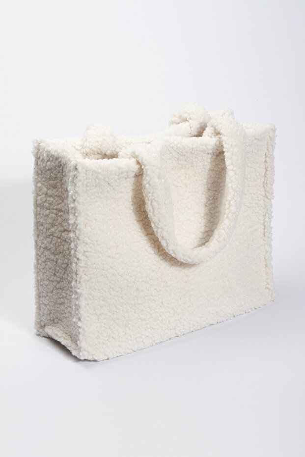 Geantă de umăr din pluș - 4