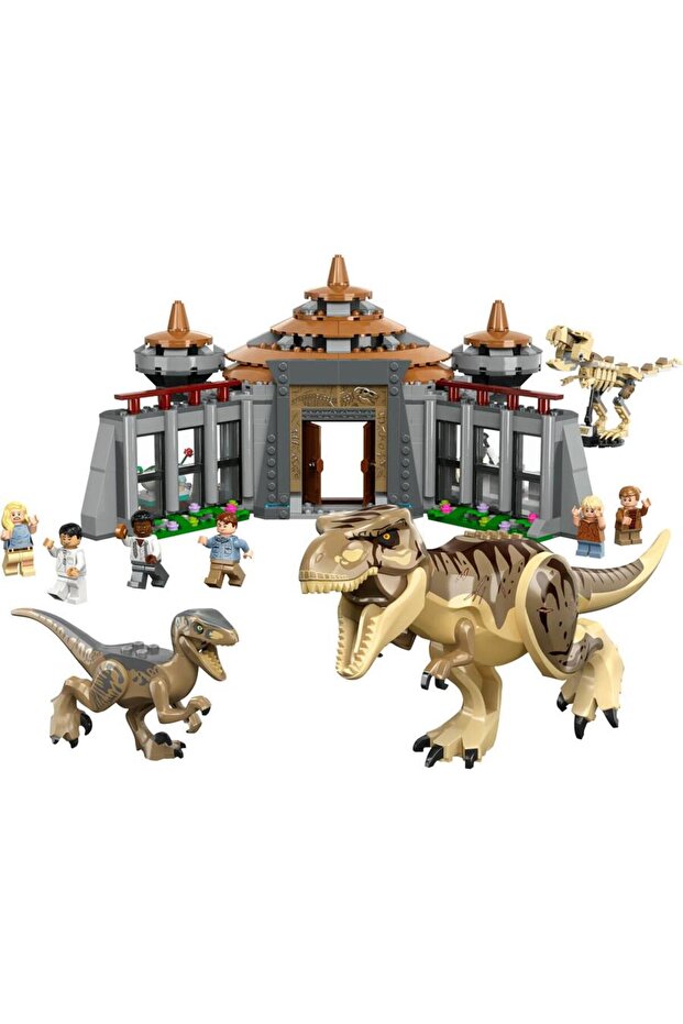Jurassic World 76961 Visitor Centre: T.rex and Raptor Attack - 3