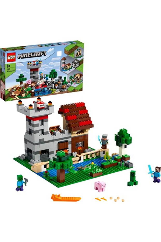 Minecraft Çalışma Kutusu  Minecraft Kale Ve Çiftlik Yapım Seti, Yapım Oyuncağı Ile - 5