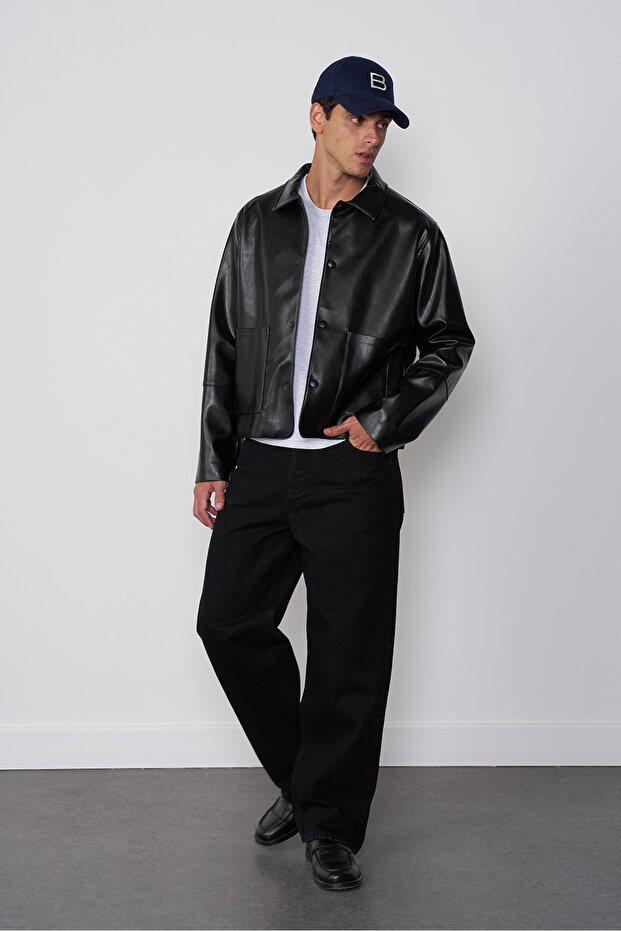 Cepli Deri Ceket - 1