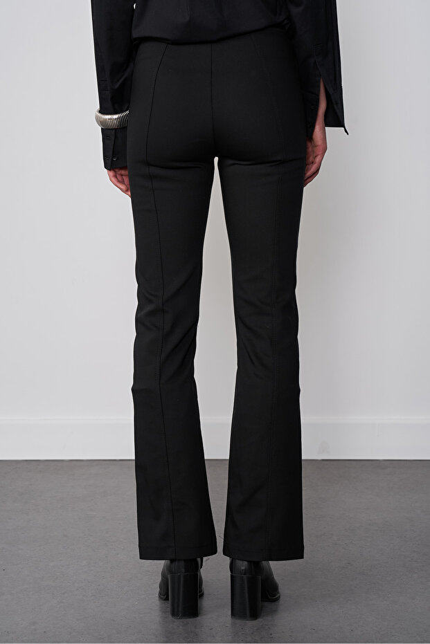 Fermuar Detaylı Pantolon - 4