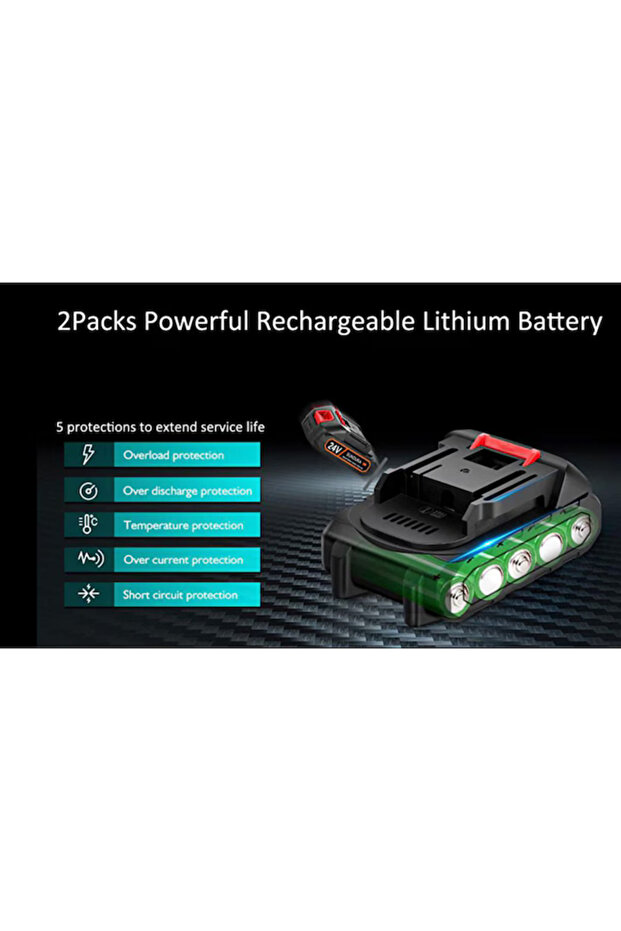 Battery for Mini Chainsaw, Saw - 3
