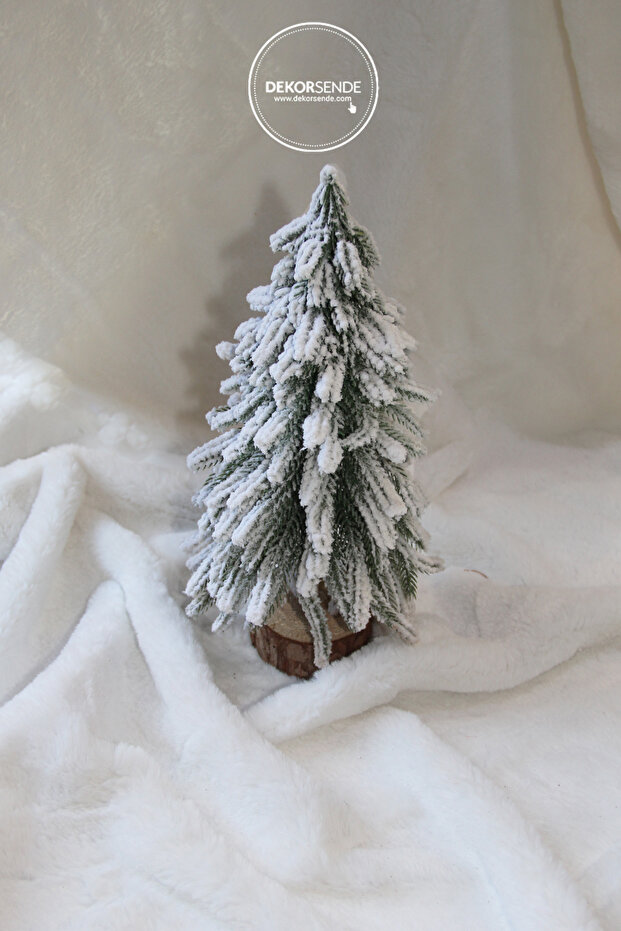 Christmas Ornament Snowy Pine Tree 30 cm