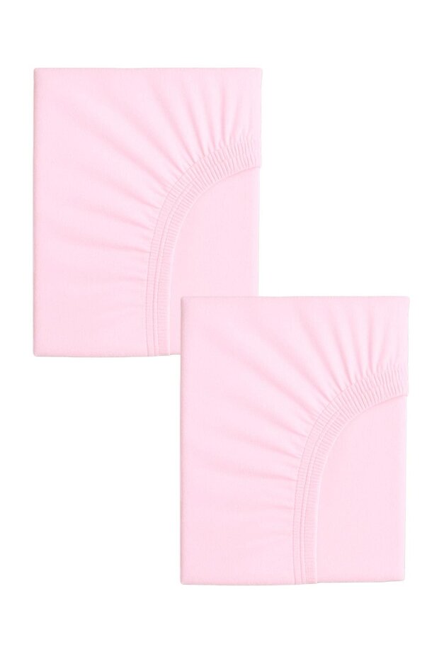 2 Pieces 70 X 120 X 20 cm Mother's Side Elastic Combed Cotton Fabric Baby Bed Sheet