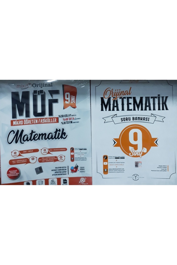Orijinal Mikro 9. Sınıf Matematik MÖF Mikro Fasiküller-9. Sınıf Orijinal Matematik Soru Bankası 2024 - 1