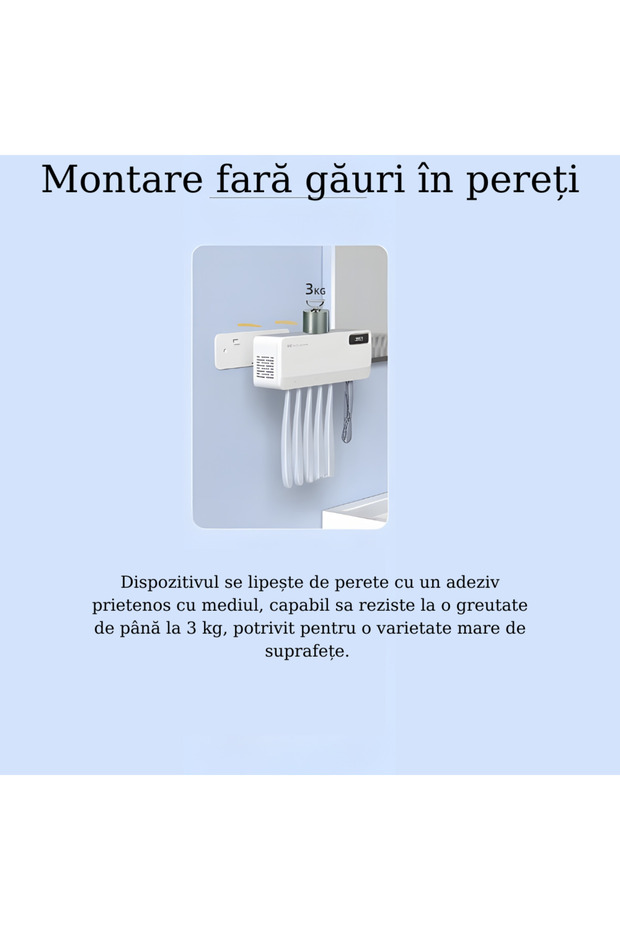 Toothbrush Holder with UV Technology, Quick Drying and Automatic Sanitization - 7
