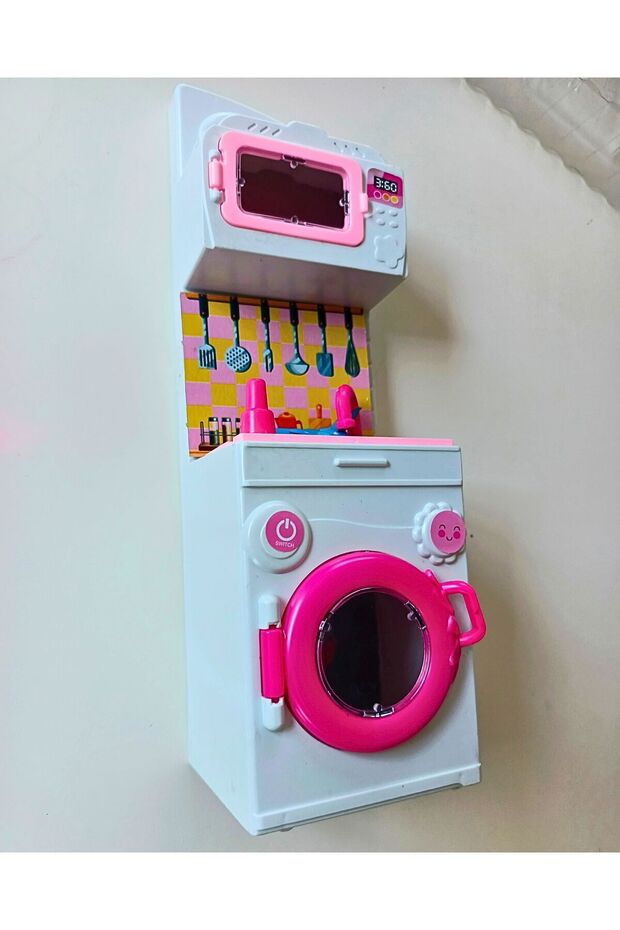 Mini Mutfak Seti Mikrodalga Ve Çamaşır Makineli - 3