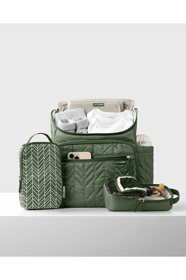 حقيبة ظهر جيرسي خضراء - 4