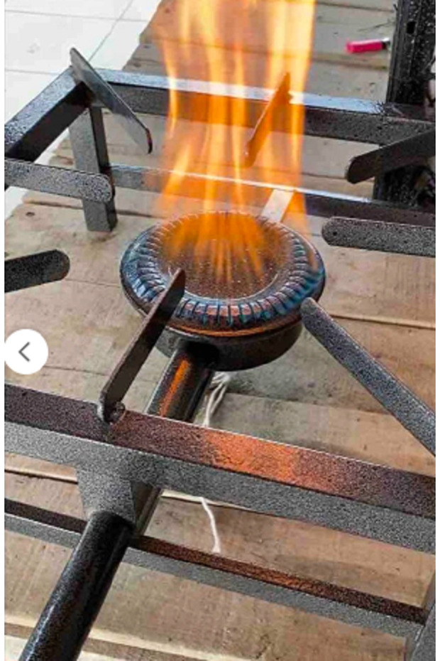 28x28 cm Sanayi Tipi Ocak Volkan Ocak Kare Ocak Büyük Aşcı Aşçı Ateş Lokanta Ocağı - 2