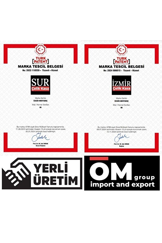 Tek Kapı Sur Çelik Para Kasası 105 cm - 4