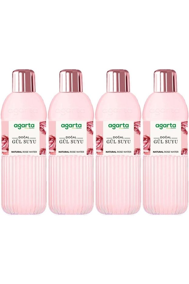 Natural Rose Water 400ml (Set of 4)