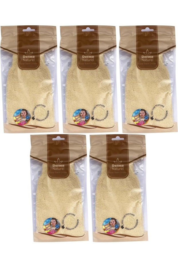 Baby Bath Glove Special for Sensitive Skin (15*24cm) Ms-01 (Set of 5)