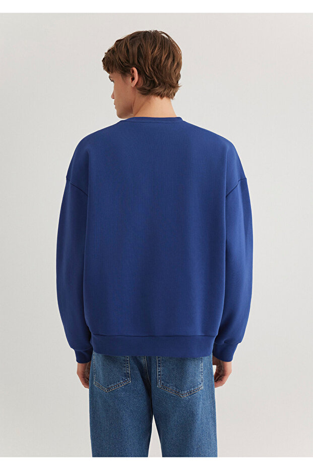 Bisiklet Yaka Basic Sweatshirt 0S10348-70722 - 5