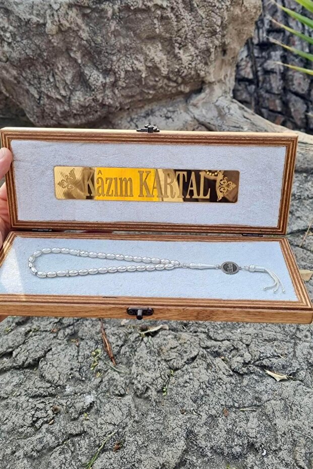 Sevdiklerinize Özel İsimli Gümüş Bilek Boy Basic Tesbih - 5