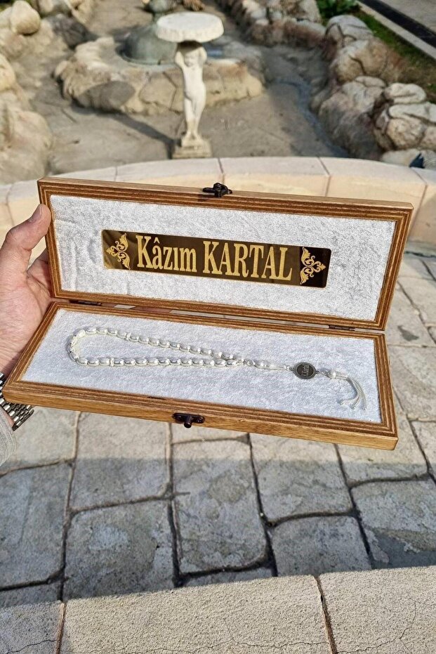 Sevdiklerinize Özel İsimli Gümüş Bilek Boy Basic Tesbih - 7