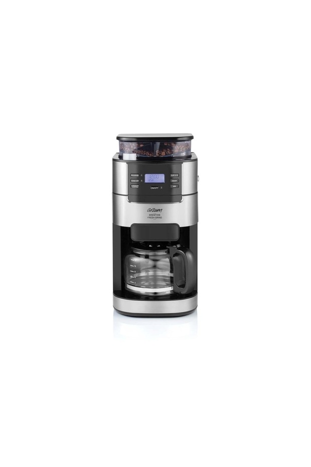 ماكينة تحضير قهوة فلتر AR3092 Brewtime Fresh Grind، إبريق 1.5 لتر، مطحنة مدمجة، واختيار النكهة