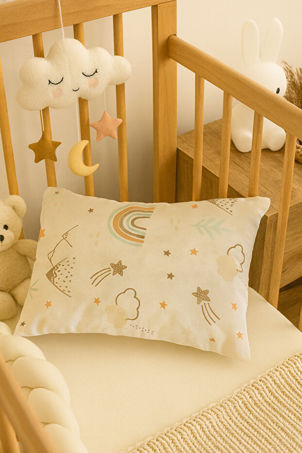 100% Cotton Poplin Fabric Newborn Baby Pillow