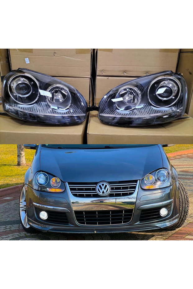 Jetta mk5 far jetta mk5 bixenon far jetta mercekli far jetta 2006-2011 far - 1