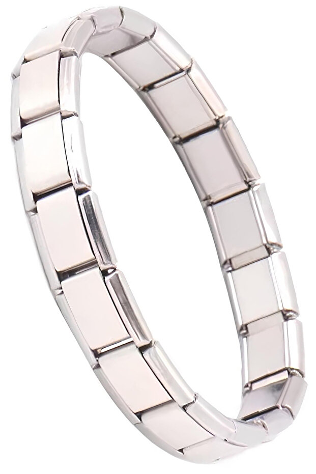 Italian Nomination Unwritten Plain Charm Steel Bracelet Scb26