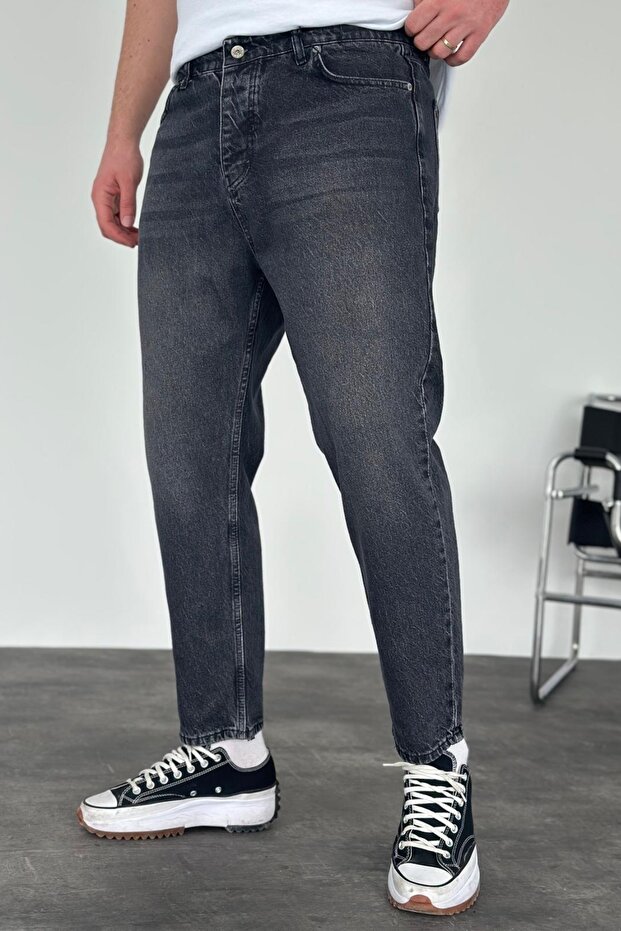 Men's Boyfriend Fit Smoked Jean Jeans Pants Ke-246