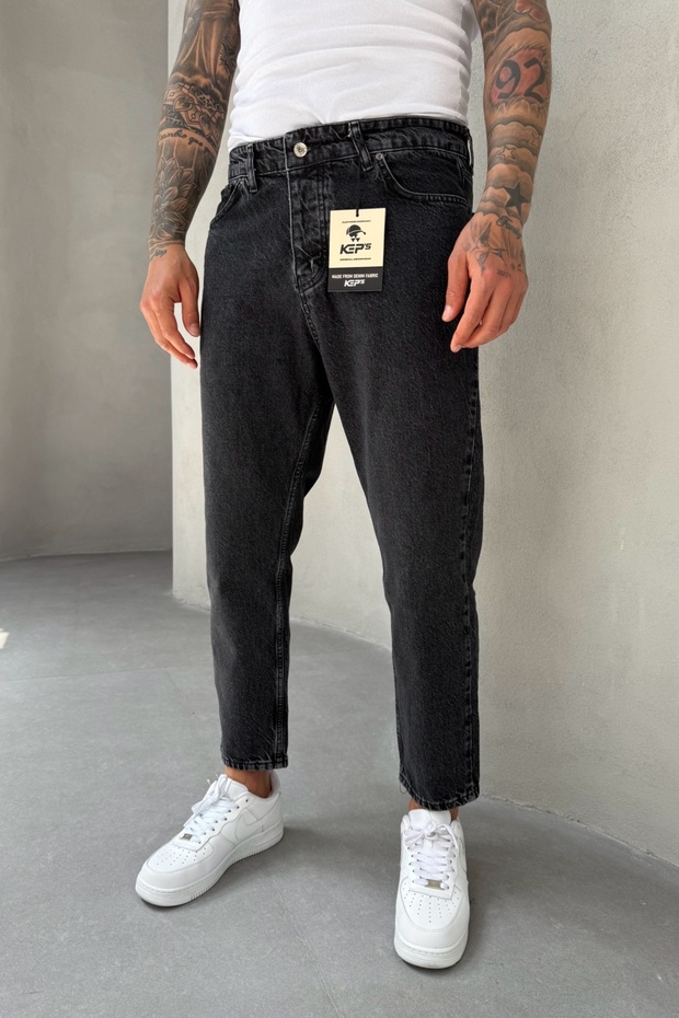 Boyfriend Mold Denim Fabric Smoked Men's Jean Jeans Pants Mz711